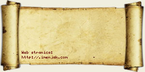 Sofija Jaramaz vizit kartica